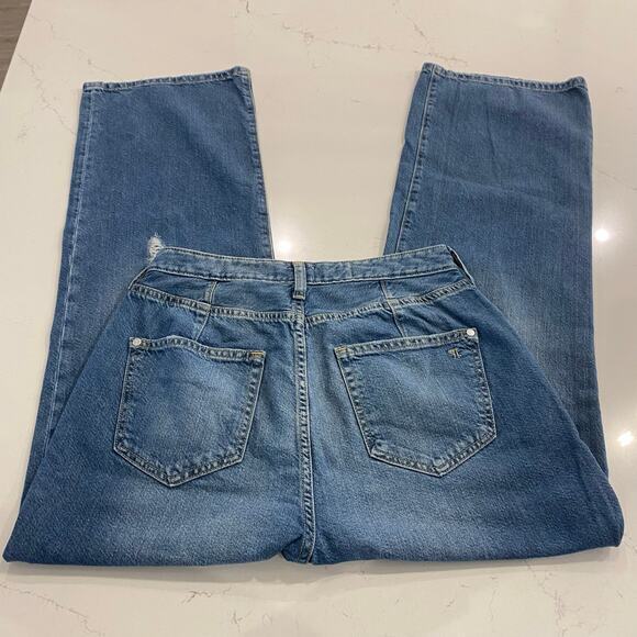 Pilcro High Rise Straight Leg Jeans Size 29 - Picture 4 of 10